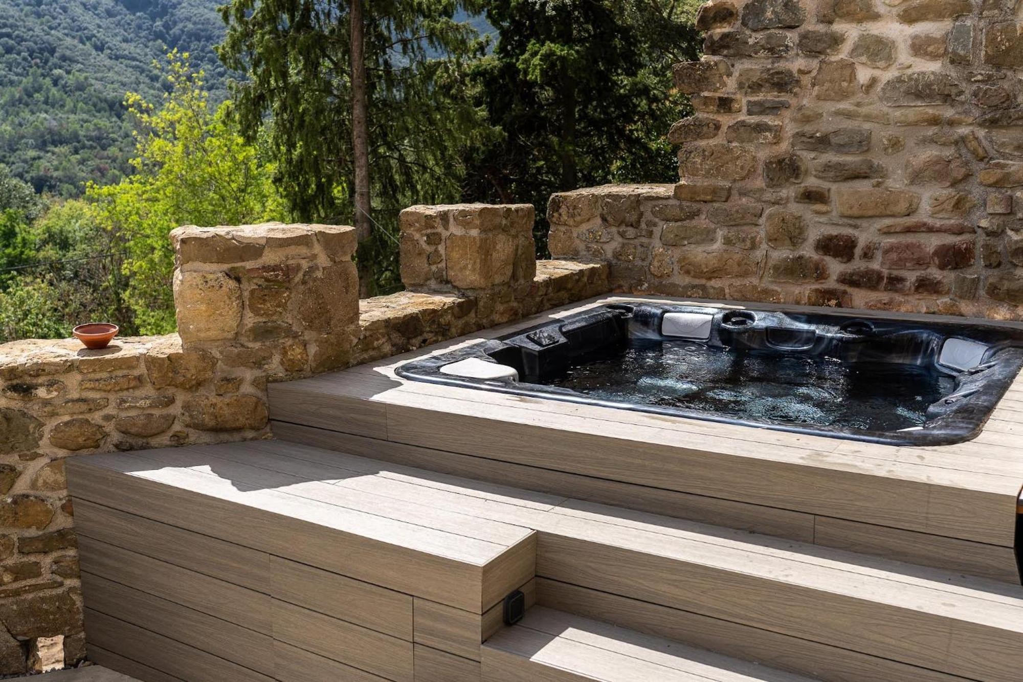 Castell In Girona Villa Sant Miquel de Campmajor Екстериор снимка
