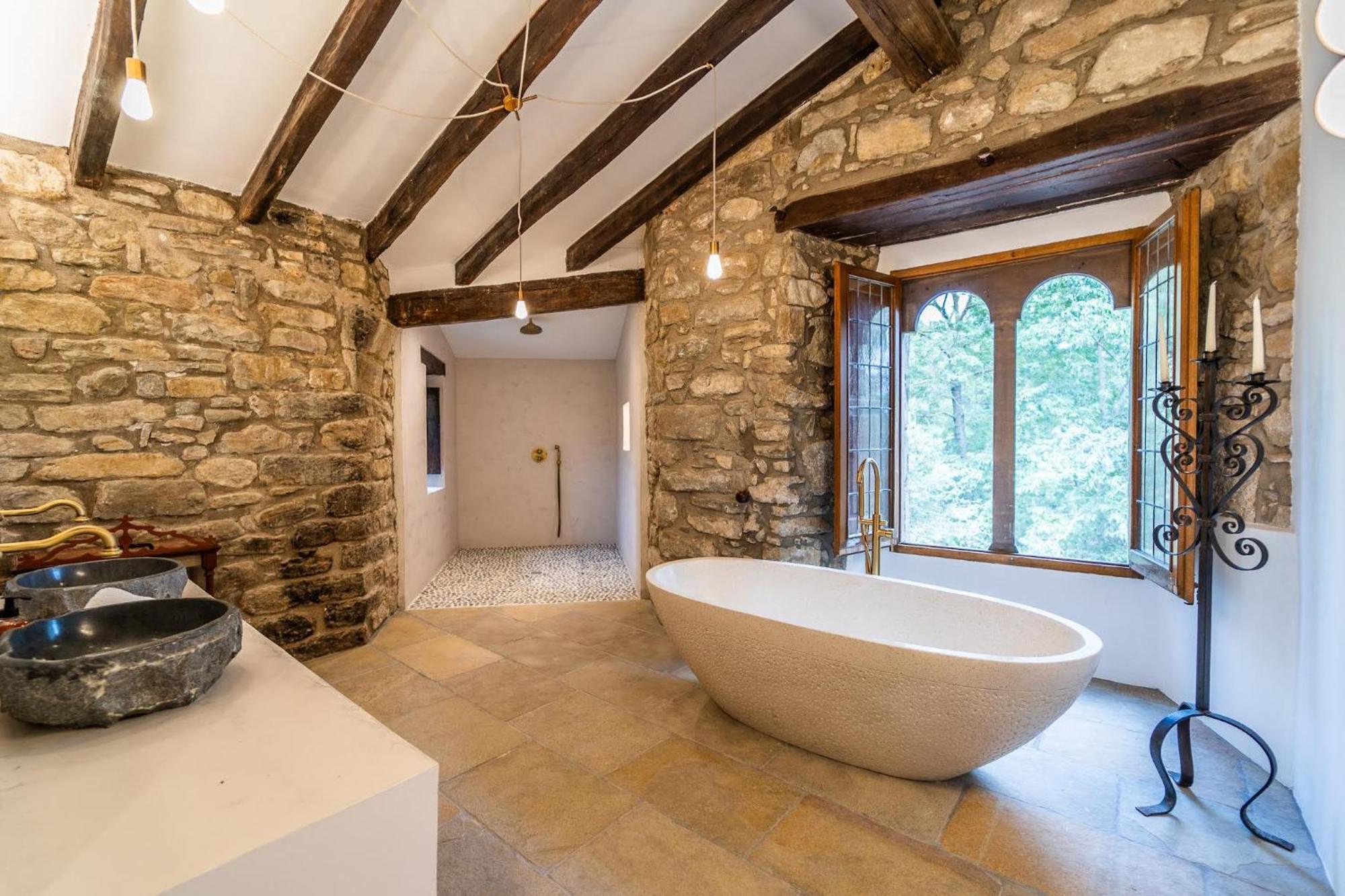 Castell In Girona Villa Sant Miquel de Campmajor Екстериор снимка