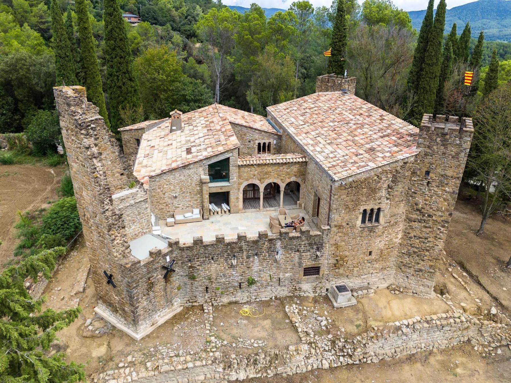 Castell In Girona Villa Sant Miquel de Campmajor Екстериор снимка