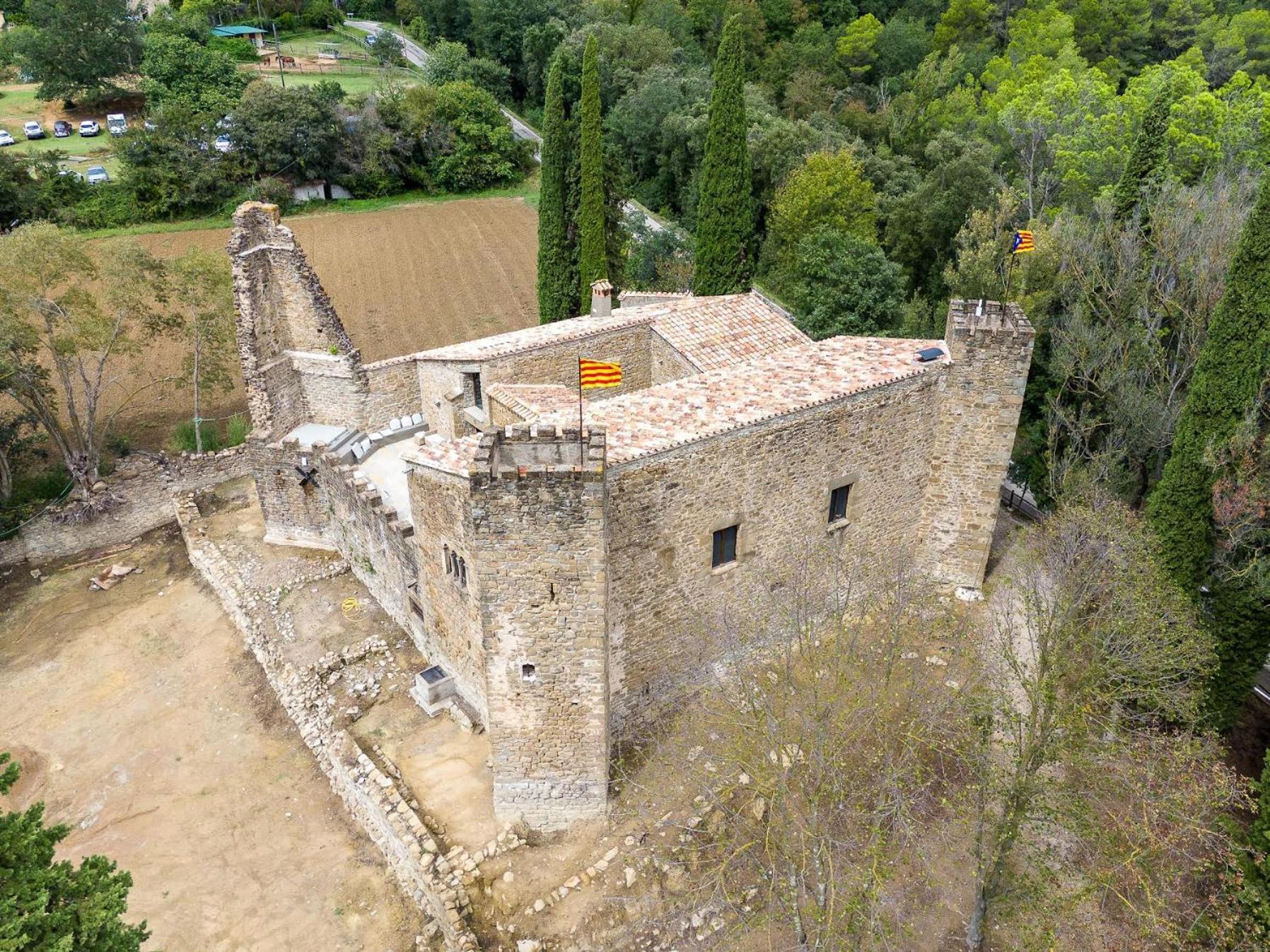 Castell In Girona Villa Sant Miquel de Campmajor Екстериор снимка